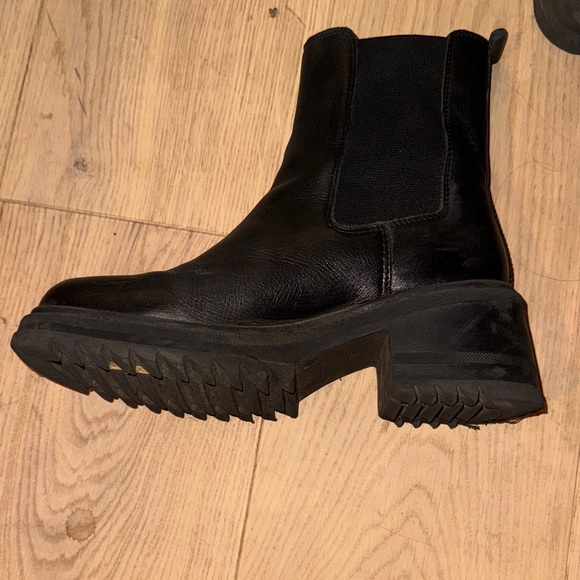 Steve Madden Leather Garth Ankle Boots - Picture 4 of 5